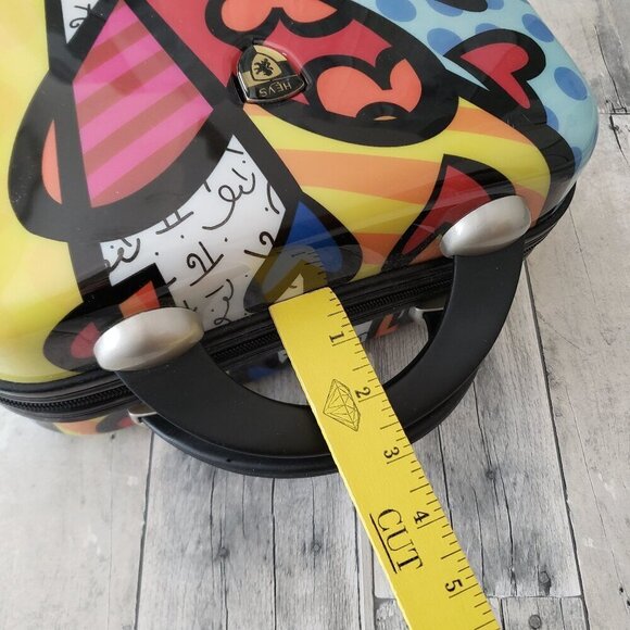 Heys USA Britto Collection Heart Hard Case Cosmetic Makeup Luggage - Picture 4 of 10